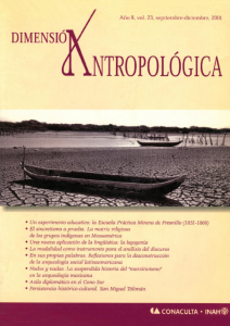 Dimensión Antropológica Volumen 23, Año 8