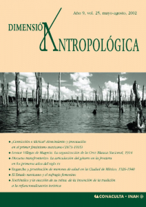 Dimensión Antropológica Volumen 25, Año 9