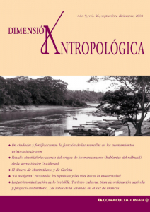 Dimensión Antropológica Volumen 26, Año 9