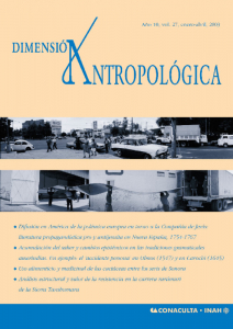 Dimensión Antropológica Volumen 27, Año 10