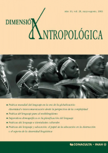 Dimensión Antropológica Volumen 28, Año 10
