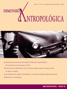 Dimensión Antropológica Volumen 29, Año 10