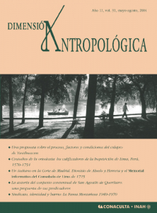 Dimensión Antropológica Volumen 31, Año 11