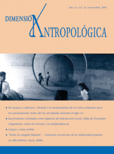 Dimensión Antropológica Volumen 33, Año 12