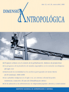 Dimensión Antropológica Volumen 36, Año 13