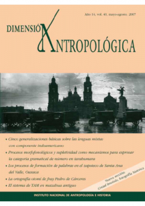 Dimensión Antropológica Volumen 40, Año 14
