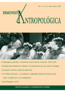 Dimensión Antropológica Volumen 43, Año 15