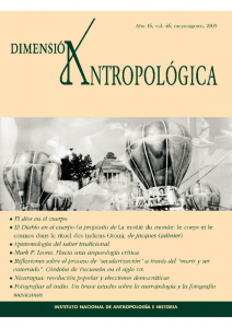 Dimensión Antropológica Volumen 46, Año 16