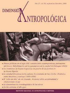 Dimensión Antropológica Volumen 50, Año 17