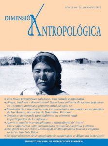 Dimensión Antropológica Volumen 54, Año 19