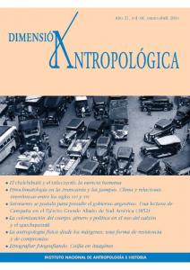 Dimensión Antropológica Volumen 60, Año 21