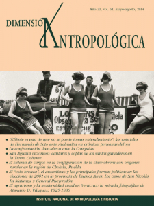 Dimensión Antropológica Volumen 61, Año 21