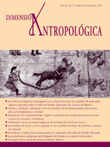 Dimensión Antropológica Volumen 65, Año 22