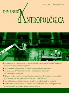 Dimensión Antropológica Número 73, Año 25