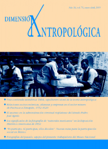 Dimensión Antropológica Número 75, Año 26